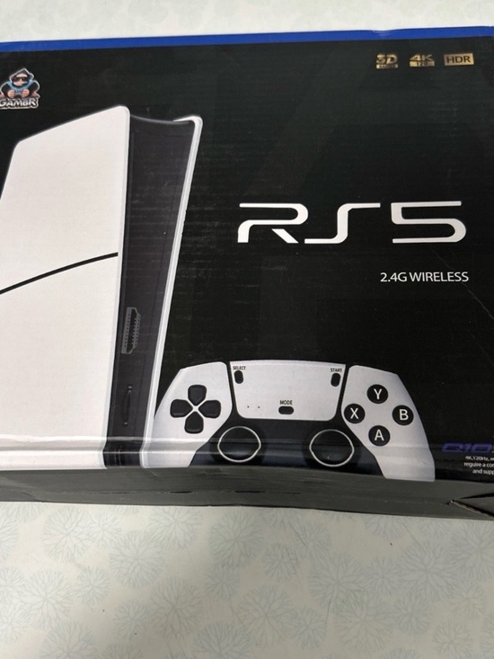 GAMBR Other - RS5 2.4G Wireless White Gaming Console with Controller